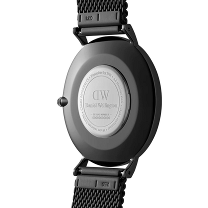 Daniel Wellington Classic Petite Couple Set | Black Mesh Edition