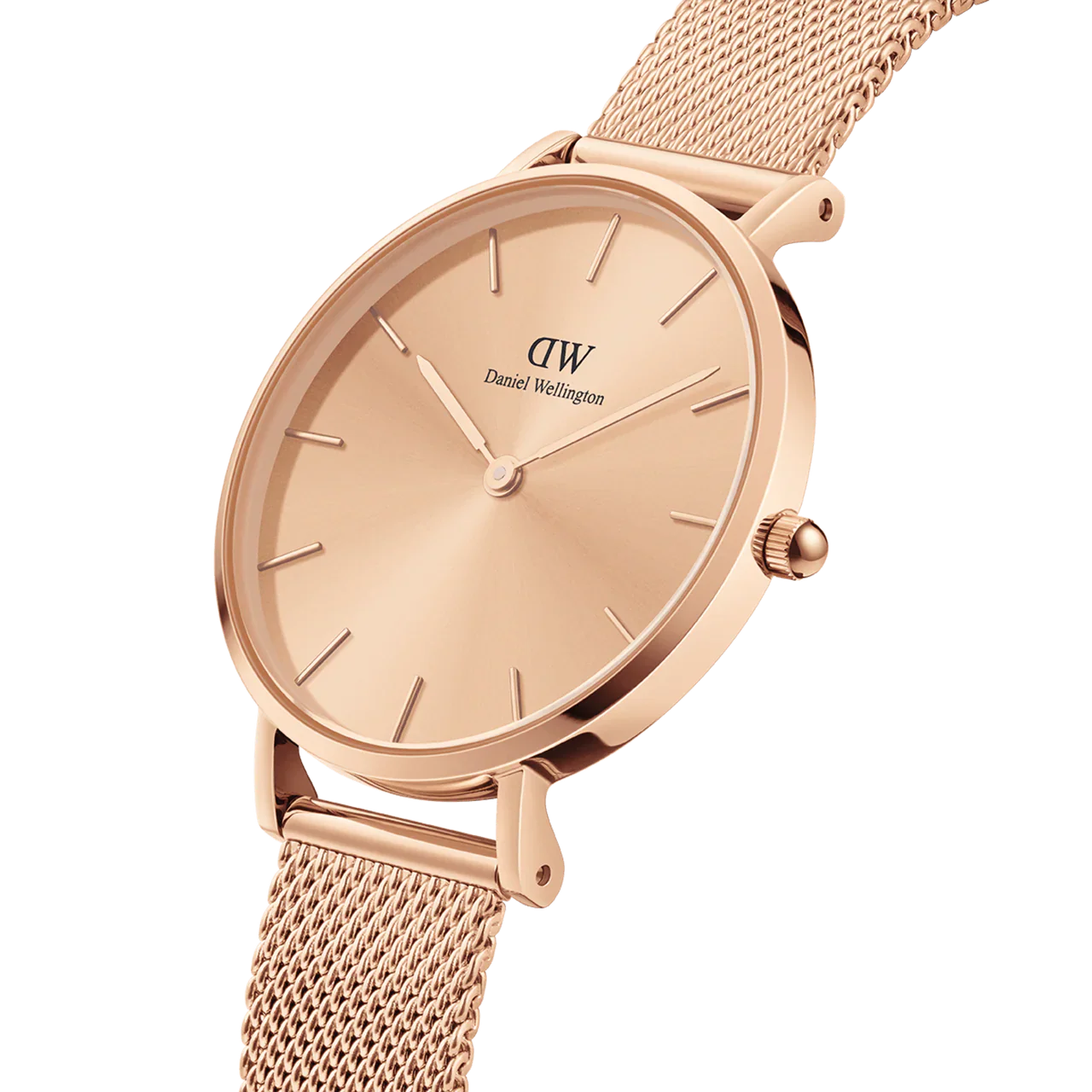 Daniel Wellington Classic Petite Melrose Couple Set | Rose Gold Mesh