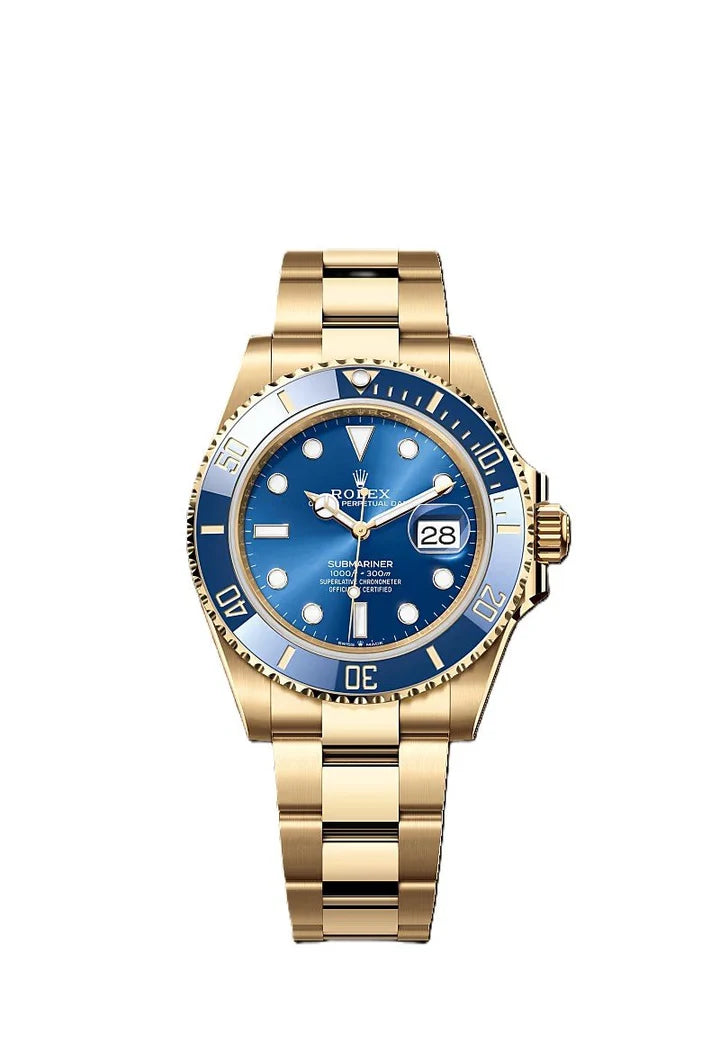RX Submariner Gold And Blue Dail