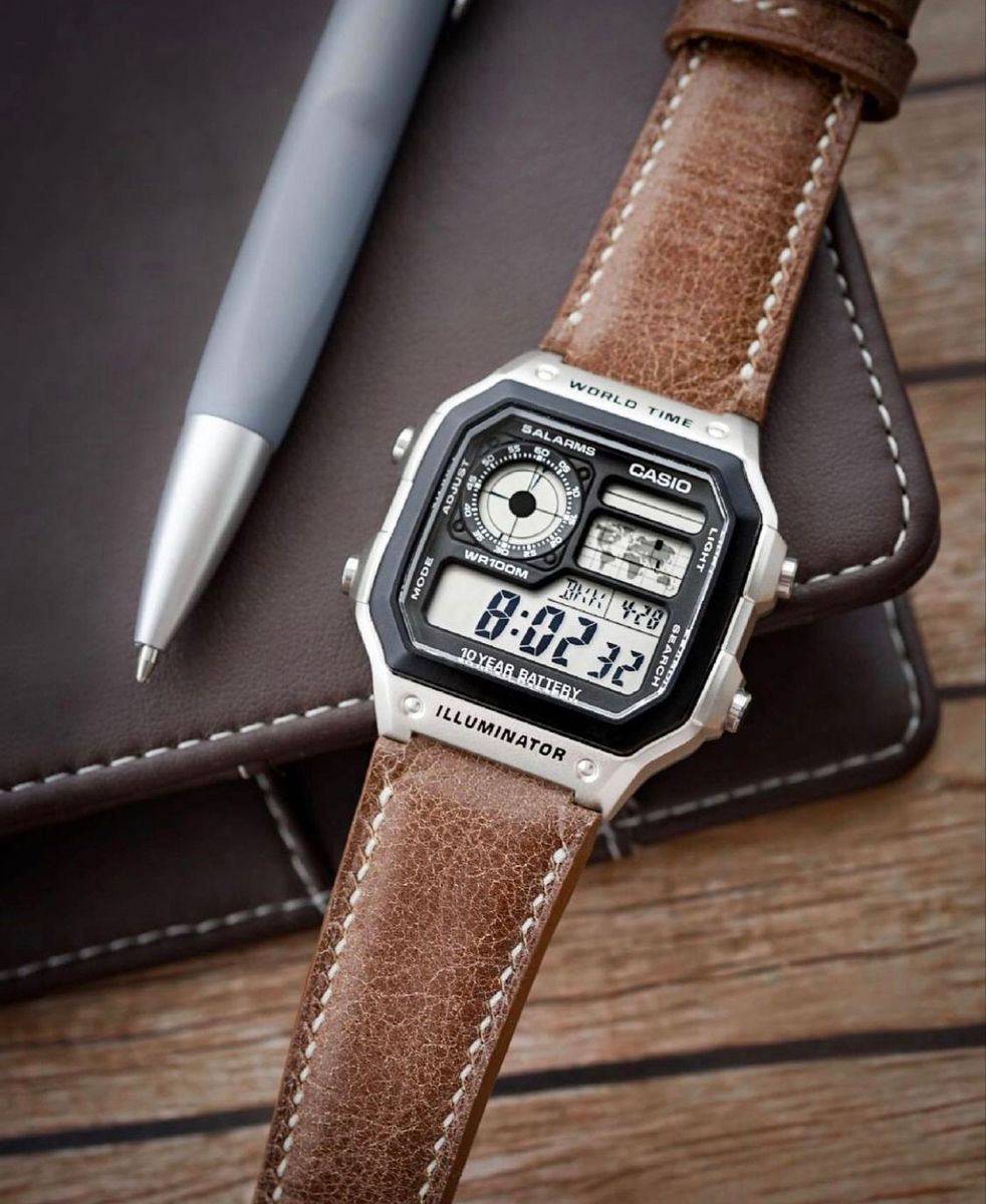 Casio Leather Light Brown